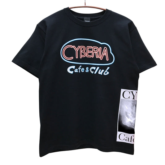 Serial Experiments Lain x messa CYBERIA NEON T-Shirt in Black - official product photo 1