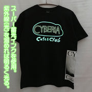 Serial Experiments Lain x messa CYBERIA NEON T-Shirt in Black - official product photo 2