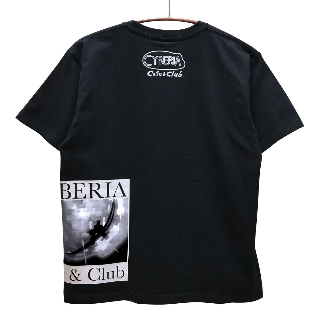 Serial Experiments Lain x messa CYBERIA NEON T-Shirt in Black - official product photo 5