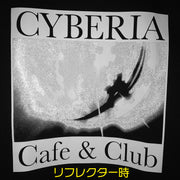 Serial Experiments Lain x messa CYBERIA NEON T-Shirt in Black - official product photo 8