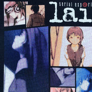 Serial Experiments Lain x messa Lain & Touko Diary T-Shirt in Black - official product photo 5