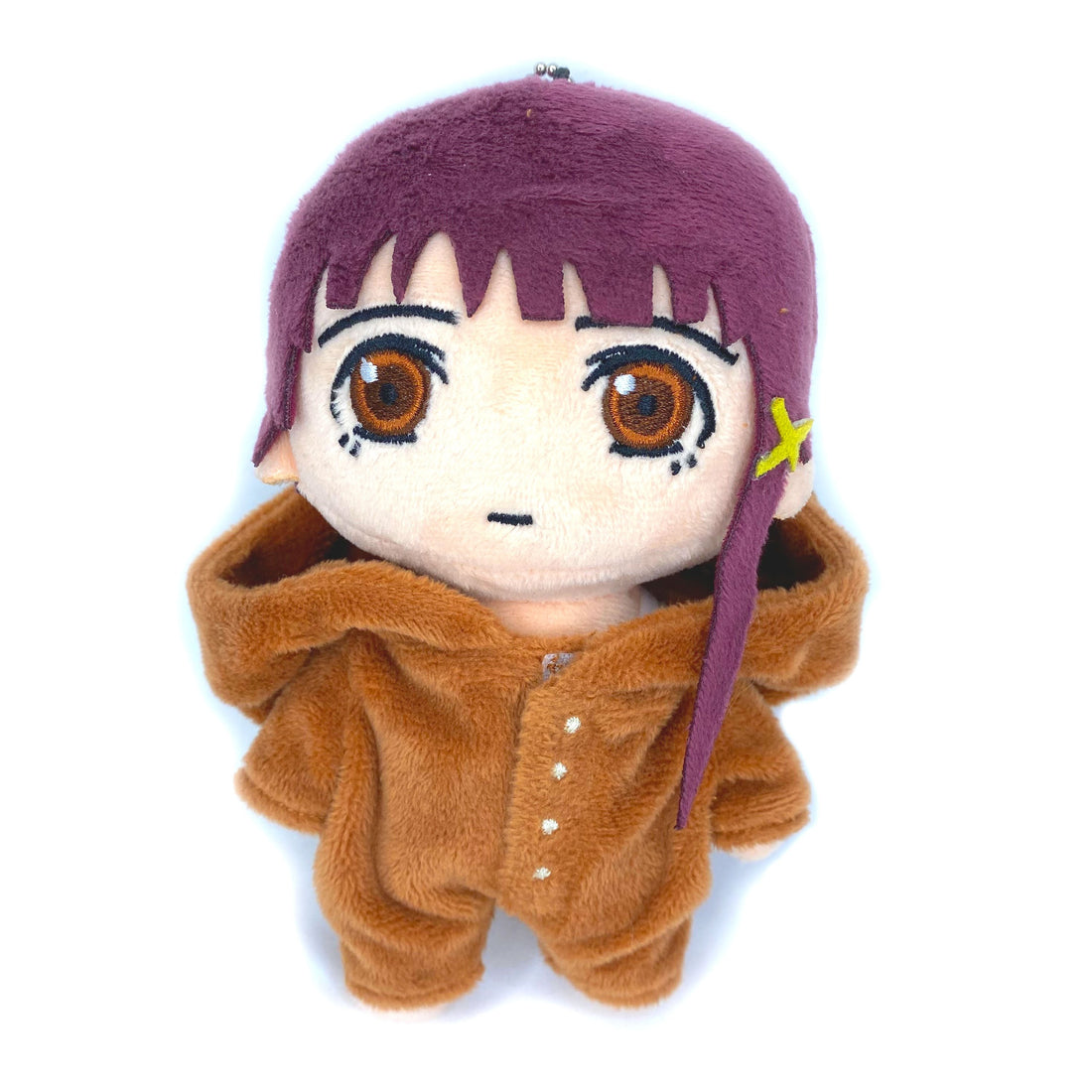 Serial Experiments Lain x messa Lain Iwakura Bear Pajamas Dress-Up Plush in Brown - official product photo 2
