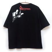 Serial Experiments Lain x messa Lain Iwakura Blood Trail Oversized T-Shirt in Black - official product photo 2
