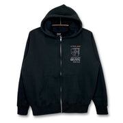 Serial Experiments Lain x messa Lain Iwakura DC1051 Embroidered Zip Hoodie in Black - official product photo 2