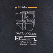 Serial Experiments Lain x messa Lain Iwakura DC1051 Embroidered Zip Hoodie in Black - official product photo 6
