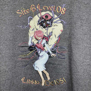 Serial Experiments Lain x messa Lain Iwakura DC1051 Embroidered Zip Hoodie in Sumi - official product photo 3