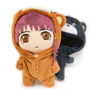 Serial Experiments Lain x messa Lain Iwakura Dress-Up Plush Set in Brown and Black - official product photo 1