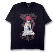 Serial Experiments Lain x messa Lain Iwakura Wired Maiden T-Shirt in Black - official product photo 1