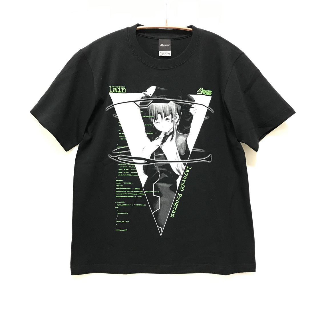 Serial Experiments Lain x messa Persona Lain T-Shirt in Black - official product photo 1