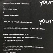Serial Experiments Lain x messa Persona Lain T-Shirt in Black - official product photo 5