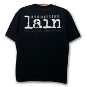 Serial Experiments Lain x messa PS SU Lain Iwakura T-Shirt in Black - official product photo 2