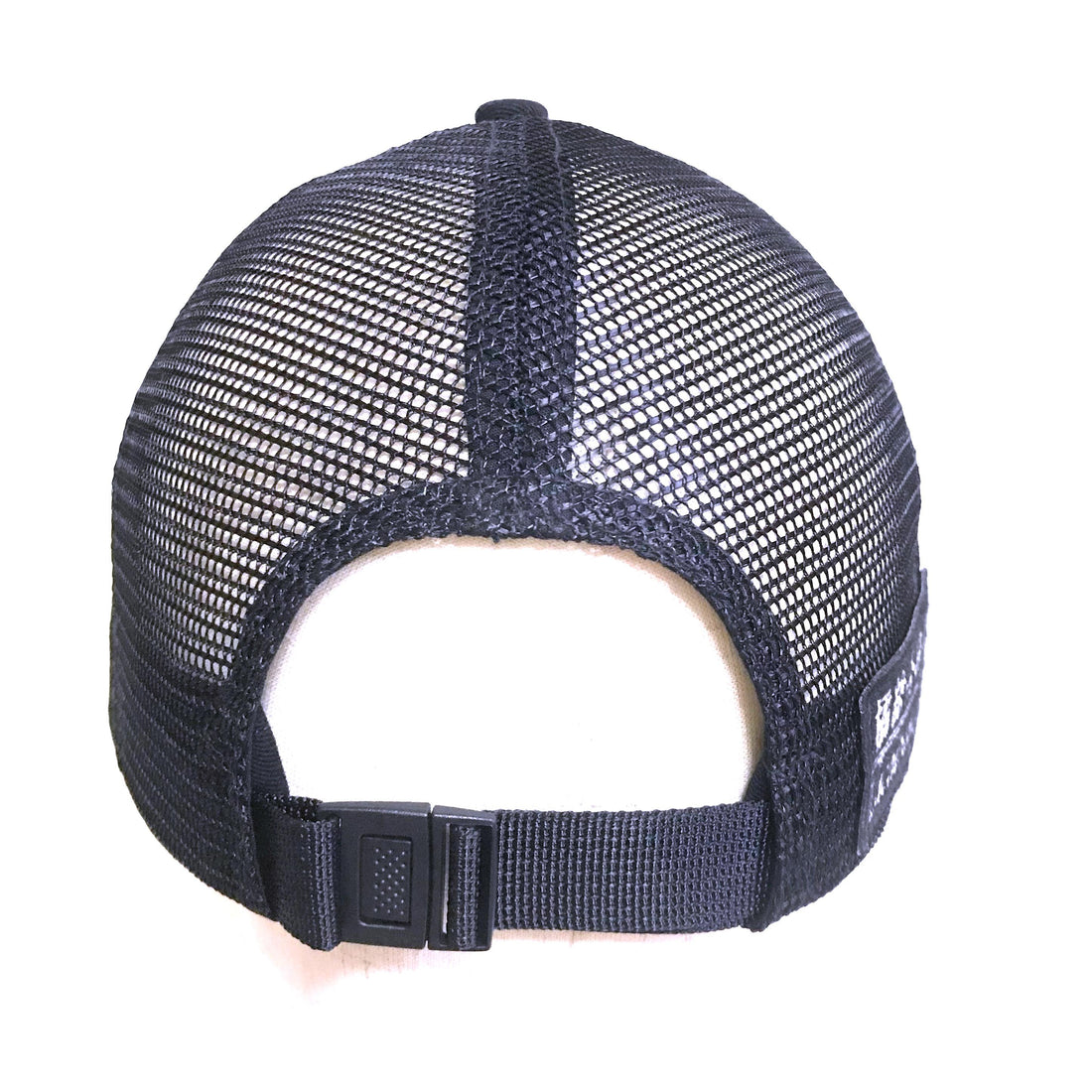 Serial Experiments Lain x messa Tachibana Research Institute Embroidered Mesh Cap in Black - official product photo 4