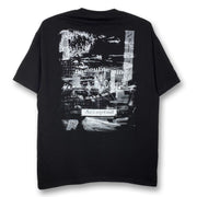 Serial Experiments Lain x messa Tachibana Research Institute Shimbashi Office T-Shirt in Black - official product photo 2