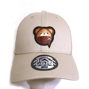 Serial Experiments Lain x NUMBER 3 Lain Bear Icon Embroidered Mesh Cap in Beige - official product photo 2