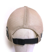 Serial Experiments Lain x NUMBER 3 Lain Bear Icon Embroidered Mesh Cap in Beige - official product photo 5