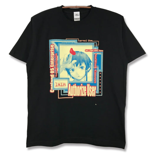 Serial Experiments Lain x otooto22 Window T-Shirt in Black - official product photo 1