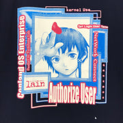 Serial Experiments Lain x otooto22 Window T-Shirt in Black - official product photo 2