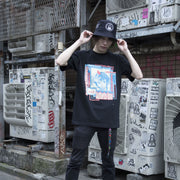 Serial Experiments Lain x otooto22 Window T-Shirt in Black - official product photo 3