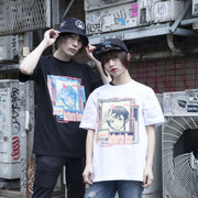 Serial Experiments Lain x otooto22 Window T-Shirt in Black - official product photo 4