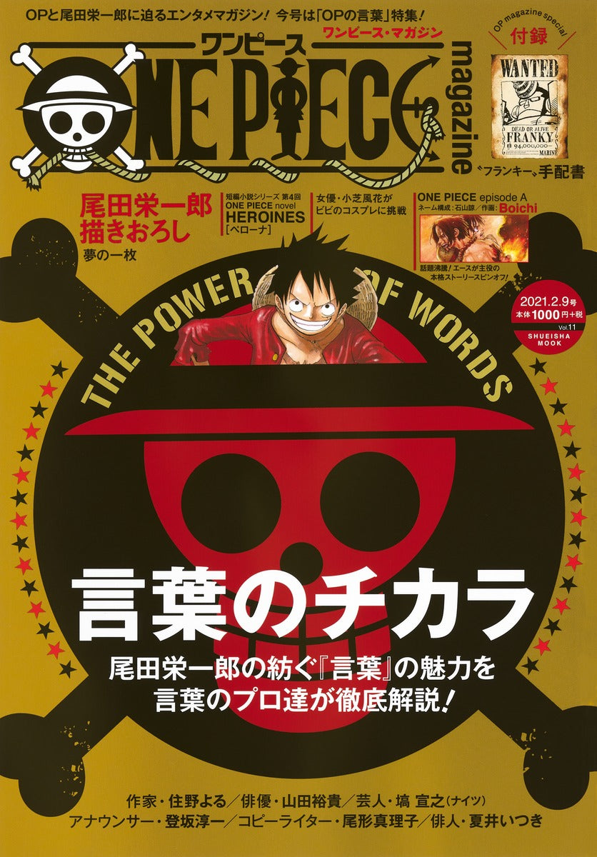Shueisha Mook ONE PIECE Magazine Vol. 11 - Shueisha Japanese edition, cover