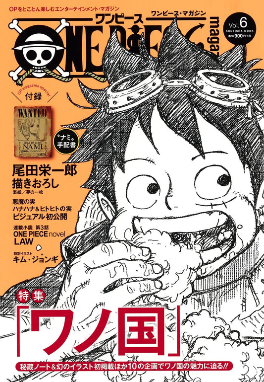 Shueisha Mook ONE PIECE Magazine Vol. 6 - Shueisha Japanese edition, cover