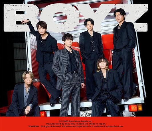 SixTONES BOYZ Limited B Edition CD + DVD - front cover