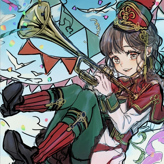 solfa feat. Haruka Shimotsuki Fanfare! Works Best Album CD cover