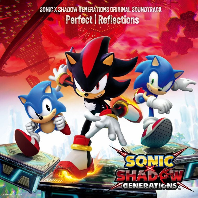 Sonic X Shadow Generations Original Soundtrack Perfect | Reflections 2CD - jacket artwork 1
