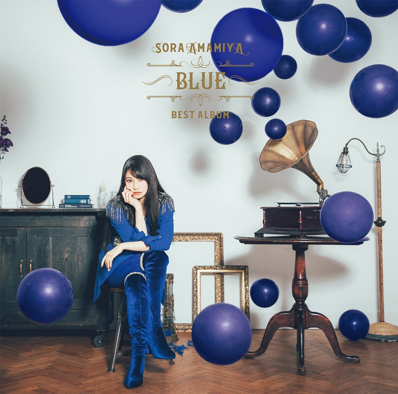Sora Amamiya BEST ALBUM BLUE Standard Edition CD cover