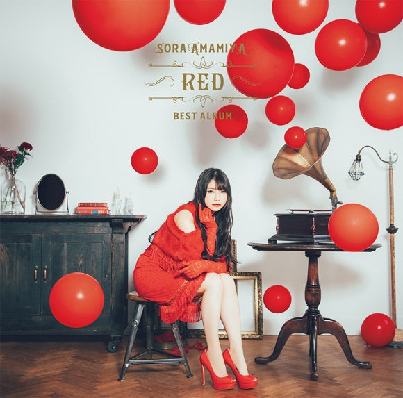 Sora Amamiya BEST ALBUM RED Standard Edition CD cover
