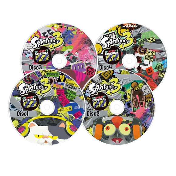 Splatoon 3 Original Soundtrack Splatune 3 4CD - jacket artwork 2