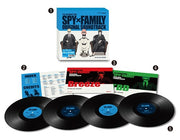 SPY x FAMILY Original Soundtrack 4LP Box - four records with box and reversible posters