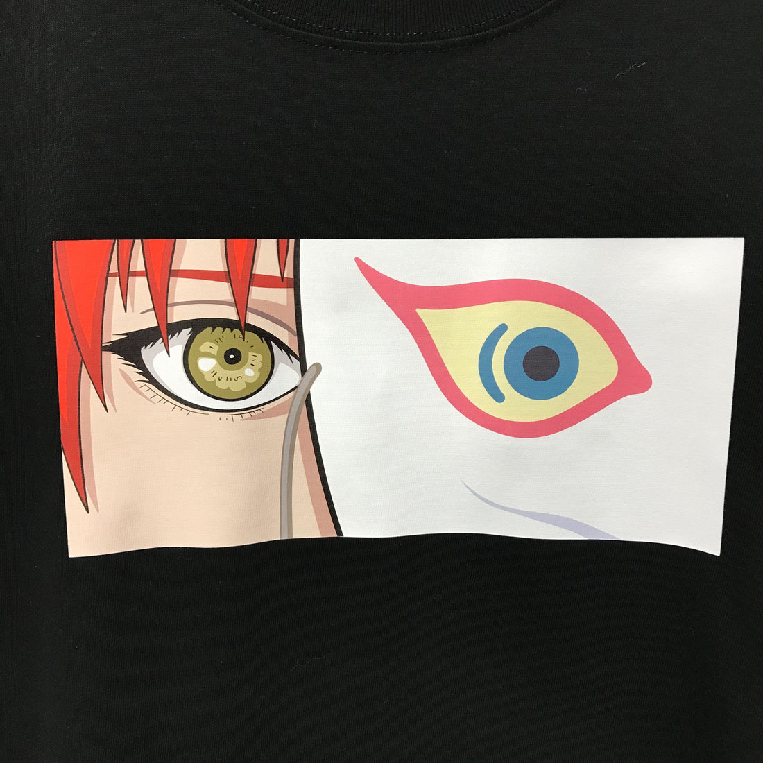 TEXHNOLYZE x NUMBER 3 Ran Behind the Mask T-Shirt in Black - official product photo 3