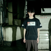 TEXHNOLYZE x NUMBER 3 Ran Behind the Mask T-Shirt in Black - official product photo 5