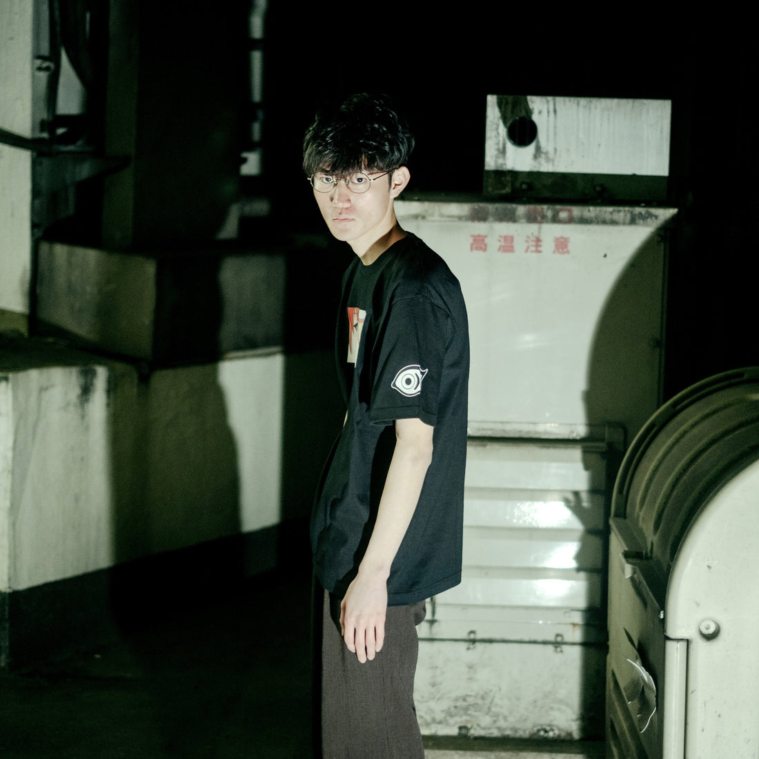 TEXHNOLYZE x NUMBER 3 Ran Behind the Mask T-Shirt in Black - official product photo 6
