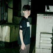 TEXHNOLYZE x NUMBER 3 Ran Behind the Mask T-Shirt in Black - official product photo 7