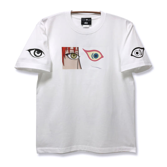 TEXHNOLYZE x NUMBER 3 Ran Behind the Mask T-Shirt in White - official product photo 1