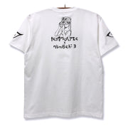 TEXHNOLYZE x NUMBER 3 Ran Behind the Mask T-Shirt in White - official product photo 2