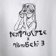 TEXHNOLYZE x NUMBER 3 Ran Behind the Mask T-Shirt in White - official product photo 4