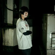 TEXHNOLYZE x NUMBER 3 Ran Behind the Mask T-Shirt in White - official product photo 6