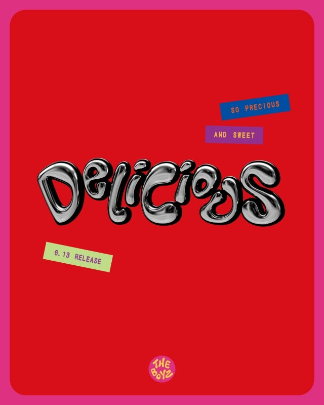THE BOYZ Delicious Standard Edition CD cover