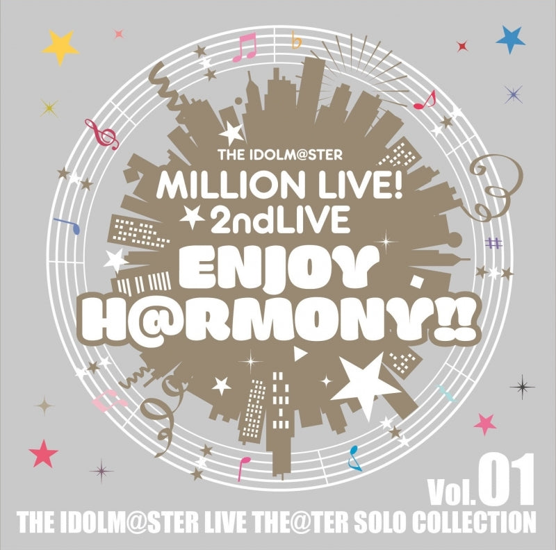 THE IDOLM@STER LIVE THE@TER Solo Collection Vol. 01 2CD cover