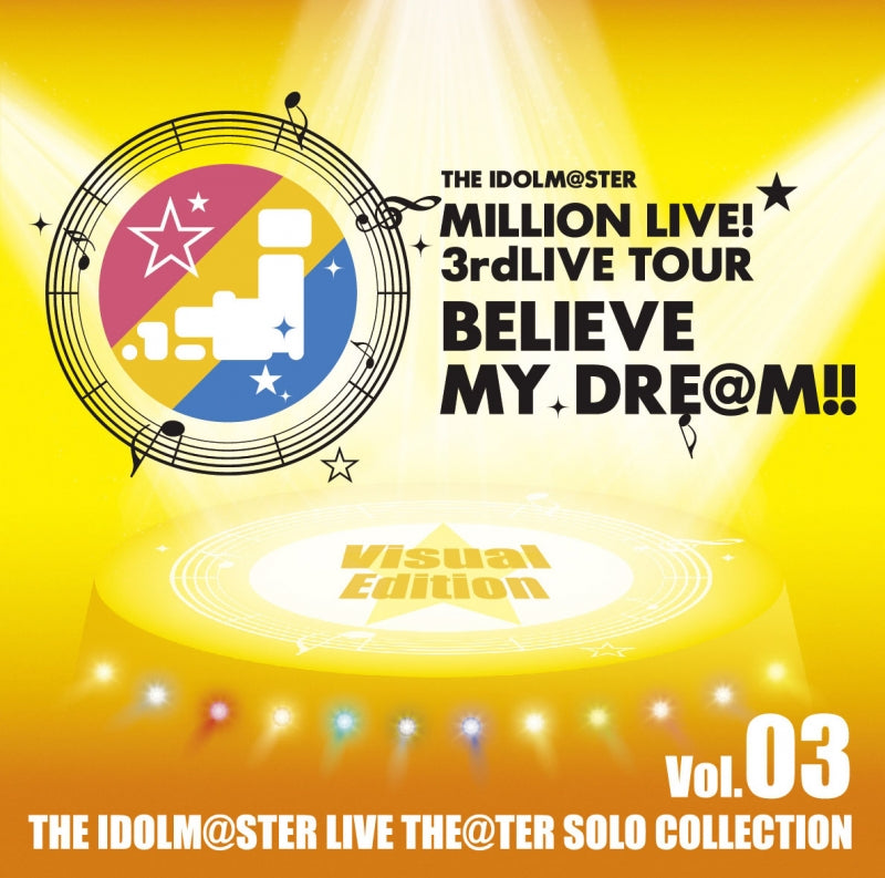 THE IDOLM@STER LIVE THE@TER Solo Collection Vol. 03 Visual Edition CD cover
