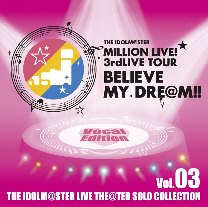 THE IDOLM@STER LIVE THE@TER Solo Collection Vol. 03 Vocal Edition CD cover