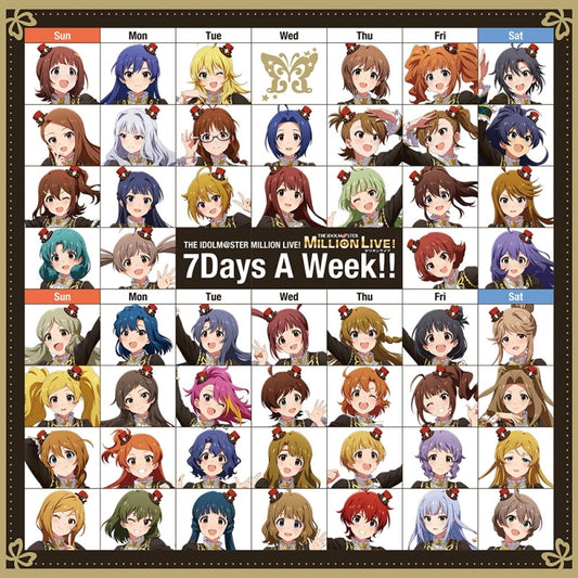 THE IDOLM@STER Million Live! 7Days A Week!! CD cover