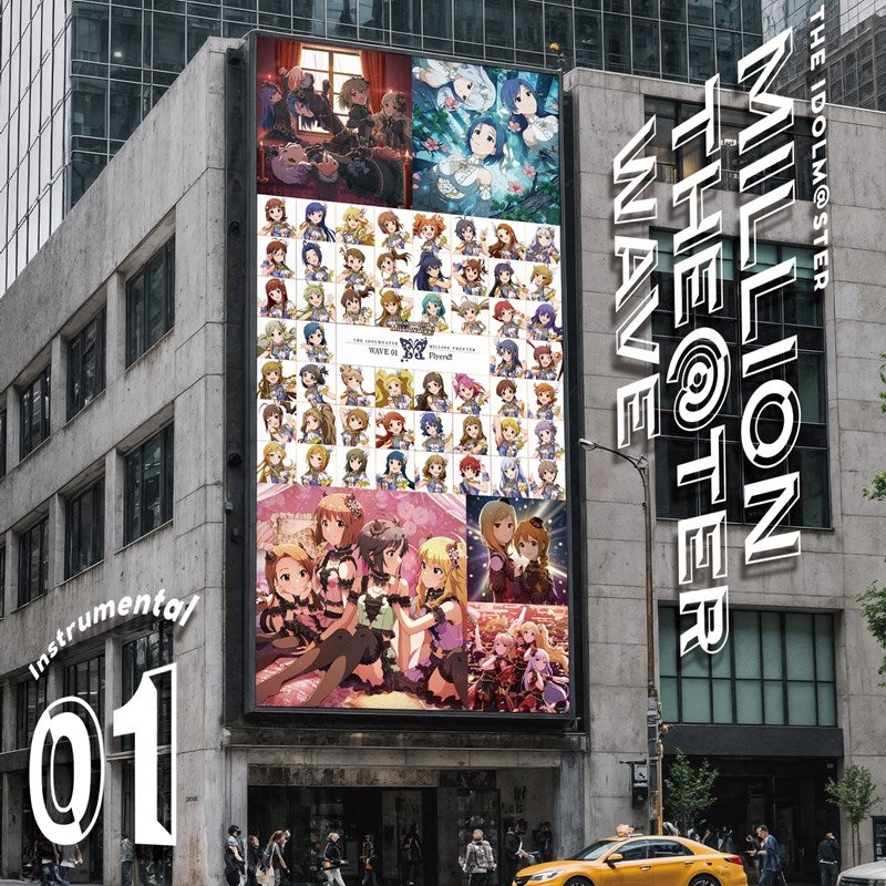 THE IDOLM@STER MILLION THE@TER WAVE Instrumental 01 CD cover