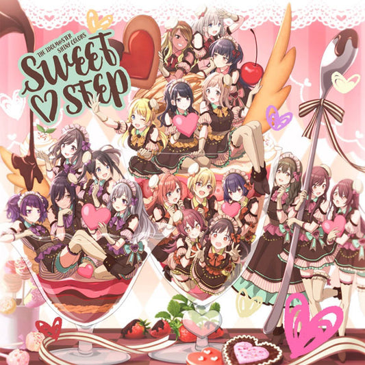 THE IDOLM@STER SHINY COLORS SWEET♡STEP CD - front cover