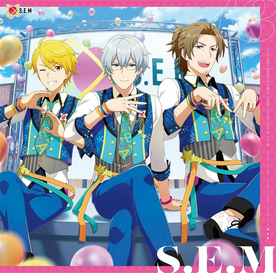 THE IDOLM@STER SideM GROWING SIGN@L 13 S.E.M CD - front cover