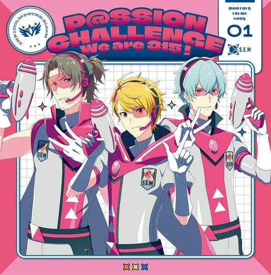 THE IDOLM@STER SideM Monthly Theme Song 01 S.E.M CD - front cover