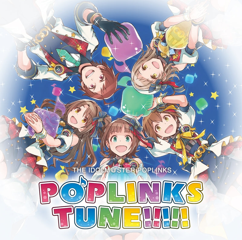 The Idolmaster Poplinks POP LINKS TUNE!!!!! Theme Song CD - jacket artwork 1